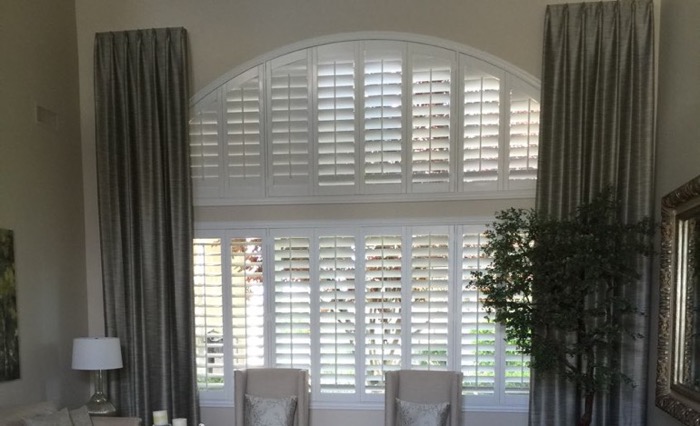 Kingsport drapes and shutters.